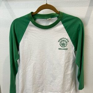 Sporty and rich baseball t